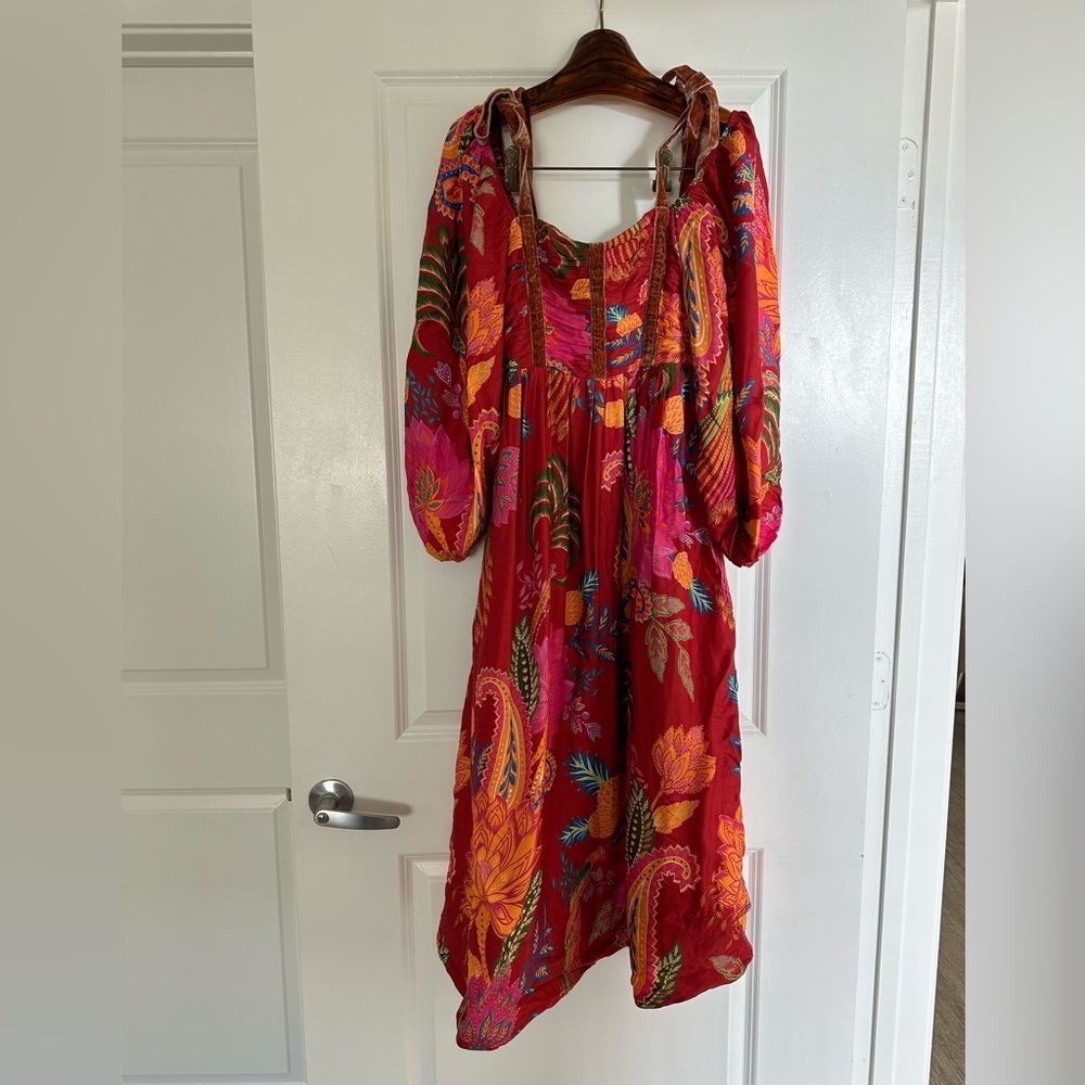 Farm Rio Mystic Bush Midi Dress - Picture 5 of 9